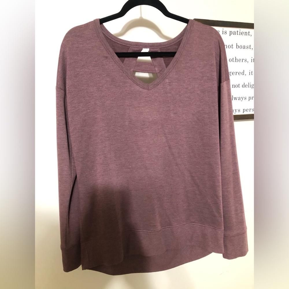 Purple sweater
